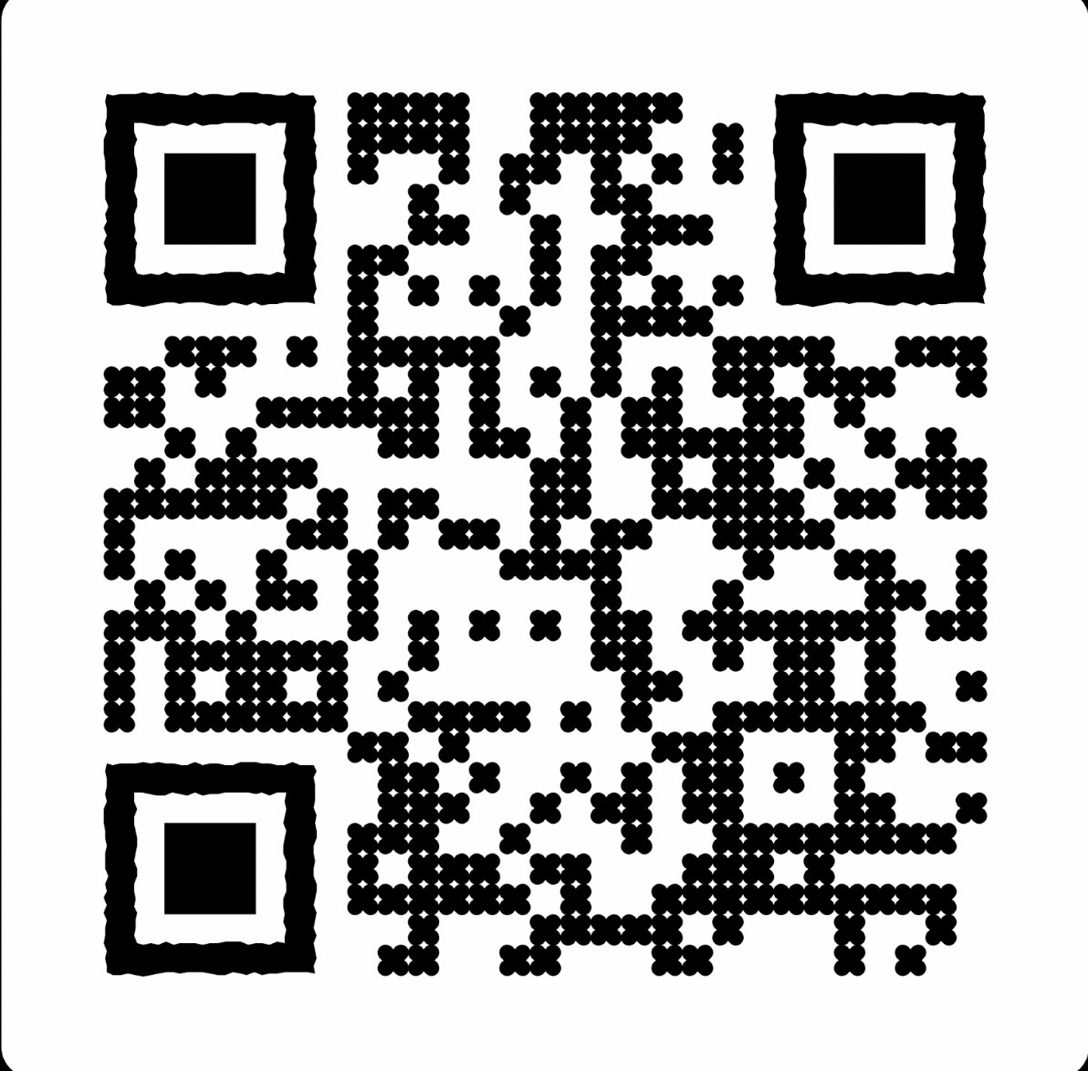 QR code to follow Smith's Endzone BBQ